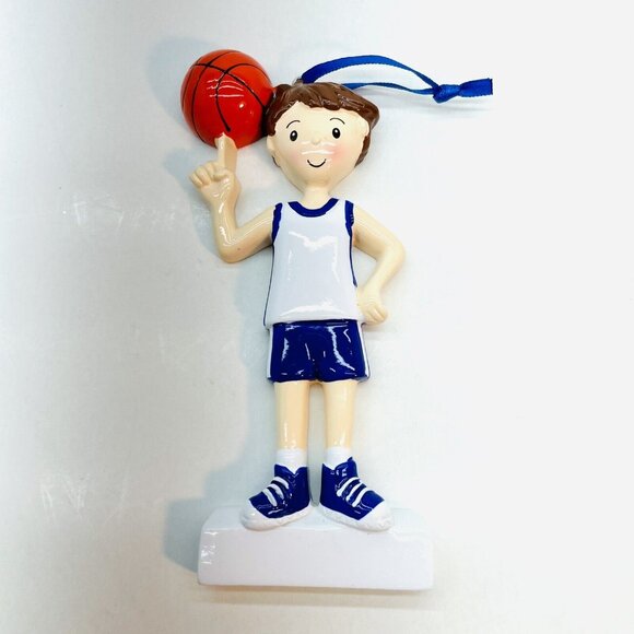 NEW Basketball Player Boy Personalizable Blank Christmas Ornament By Polarx - Picture 8 of 8